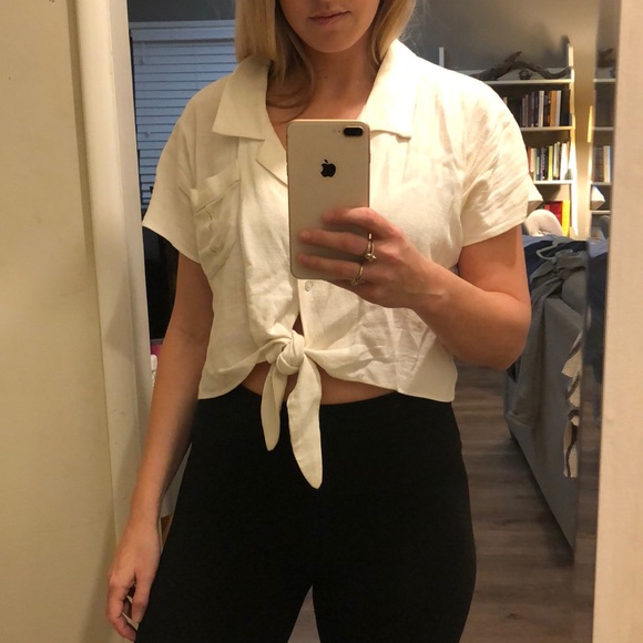 Linin crop tee - Picture 2 of 4